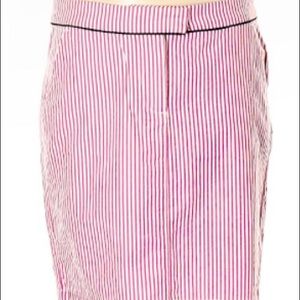 Pink Striped Skirt